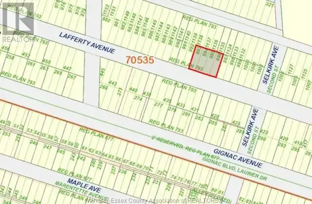 V/l Lafferty Avenue, LaSalle